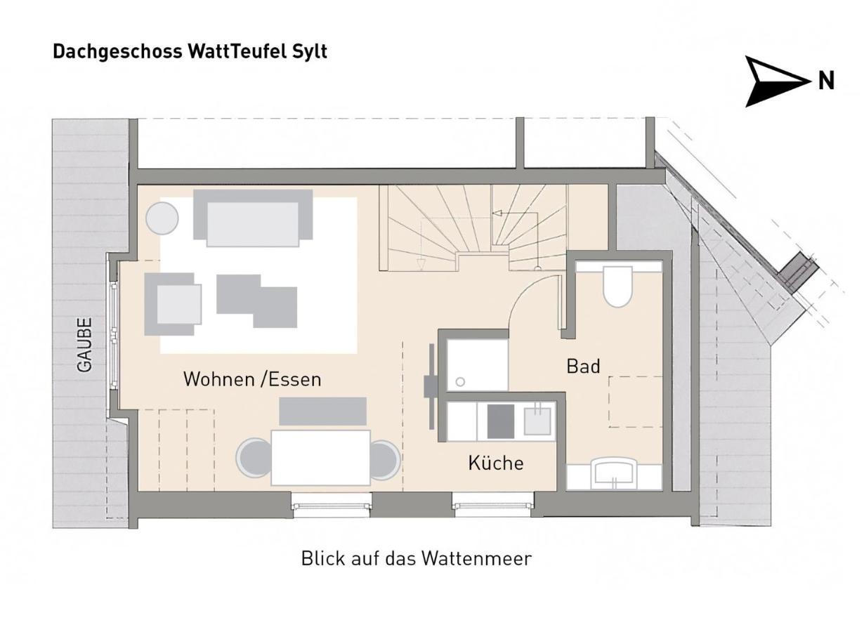 Wattteufel Sylt Apartman Kültér fotó